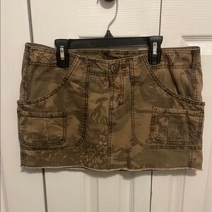 Camouflage Mini Skirt